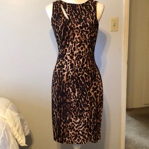Ralph Lauren cheetah print dress- gently worn